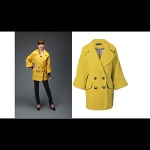 French Connection Mustard Coat​
